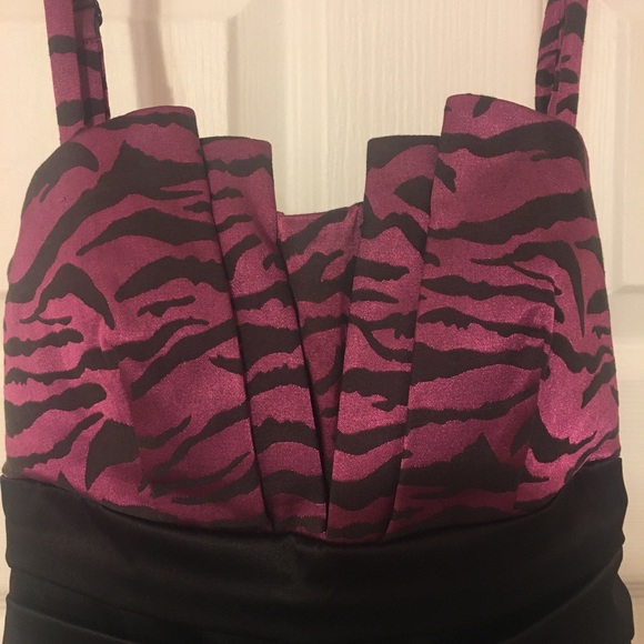 Purple Animal Print Dress - Picture 3 of 8